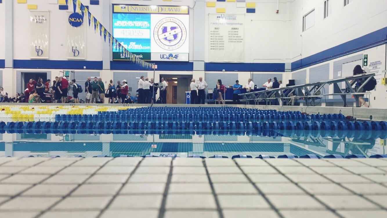 Finals for the girls swimming state championships were held at University of Delaware's Rawstrom Natatorium.