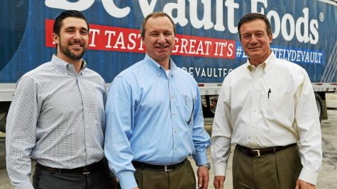 Michael Zacco (far right) works for Canopy Food Group.