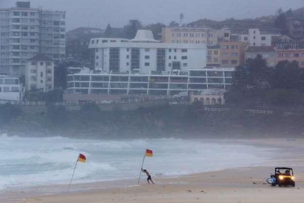 What Sydney looks like during the storm.