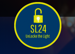 The UnLocke the Light foundations logo consists of this yellow and blue image. The foundation is dedicated to helping students recognize and fight depression, and raise awareness of mental health.